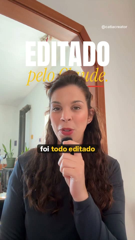 Reel: Este vídeo foi todo editado pelo Claude